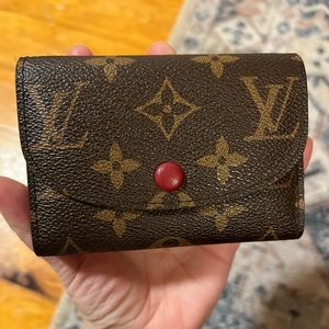 Louis Vuitton Rosalie coin purse fuschia